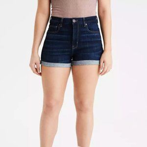 American Eagle Curvy Denim High-Waisted Shorts